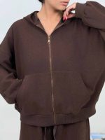 ست سوییشرت و شلوار ملانژ کد 160873 - Image 11