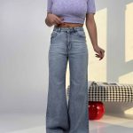 شلوار جین بگ کد 102136