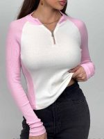 بلوز نیم زیپ 2 رنگ کد 180573 - Image 14