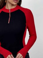 بلوز نیم زیپ 2 رنگ کد 180573 - Image 27