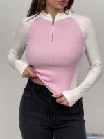 بلوز نیم زیپ 2 رنگ کد 180573 - Image 22