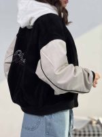 سوییشرت مخمل ترکیبی کد 201030 - Image 11