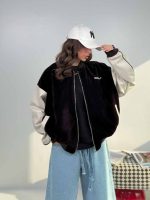 سوییشرت مخمل ترکیبی کد 201030 - Image 12