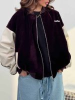 سوییشرت مخمل ترکیبی کد 201030 - Image 14