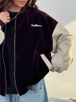 سوییشرت مخمل ترکیبی کد 201030 - Image 15