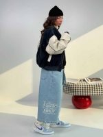 سوییشرت مخمل ترکیبی کد 201030 - Image 17