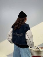 سوییشرت مخمل ترکیبی کد 201030 - Image 19