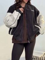 سوییشرت مخمل ترکیبی کد 201030 - Image 4