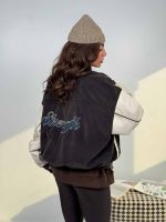 سوییشرت مخمل ترکیبی کد 201030 - Image 2