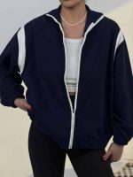 سوییشرت کتان وسط زیپ کد 201033 - Image 7