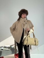 کت فوتر پشمی کمربنددار کد 120405 - Image 7