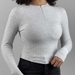 بلوز نیم زیپ کد 180548