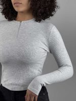 بلوز نیم زیپ کد 180548 - Image 2