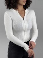 بلوز زیپ مخفی کد 180549 - Image 3