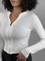 بلوز زیپ مخفی کد 180549 - Image 4