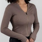 بلوز زیپ مخفی کد 180549