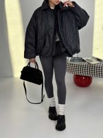 کاپشن یقه خزدار کد 201035 - Image 12