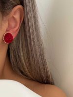 گوشواره مخملی کد 310719