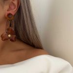 گوشواره گل آبرنگی کد 310716