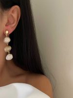 گوشواره آویزدار سنگی کد 310737