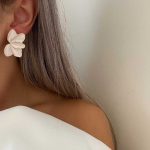 گوشواره مینا کاری نیمه گل کد 310731