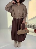 کت فوتر آستین زیپ کد 201037 - Image 13