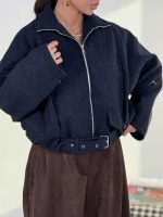 کت فوتر آستین زیپ کد 201037 - Image 15