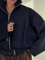 کت فوتر آستین زیپ کد 201037 - Image 17