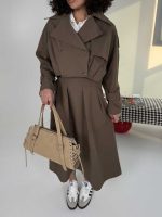 ست کت و پیراهن کتان کد 160877 - Image 8