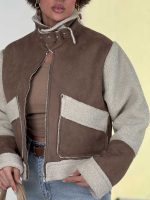 کت بوفالو یقه سگک کد 201038 - Image 4