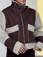 کت بوفالو یقه سگک کد 201038 - Image 10