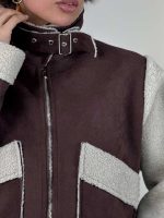 کت بوفالو یقه سگک کد 201038 - Image 12