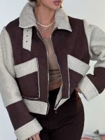 کت بوفالو یقه سگک کد 201038 - Image 13