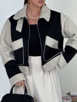 کت بوفالو یقه سگک کد 201038 - Image 14