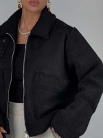 کت بوفالو یقه سگک کد 201038 - Image 21