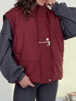 کاپشن پافرشو پانچی کد 201040 - Image 11