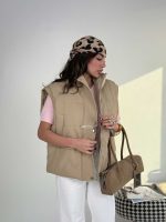 کاپشن پافرشو پانچی کد 201040 - Image 13