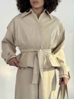 ست کت و اورال بنددار کد 160879 - Image 5