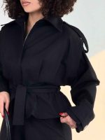 ست کت و اورال بنددار کد 160879 - Image 11