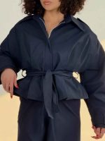 ست کت و اورال بنددار کد 160879 - Image 14