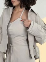 ست کت و اورال بنددار کد 160879 - Image 21