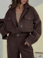 ست کت و شلوار فوتر سگک دار کد 160878 - Image 14