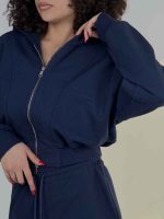 ست سوییشرت و شلوار برش دار کد 160876 - Image 23