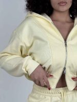 ست سوییشرت و شلوار برش دار کد 160876 - Image 6