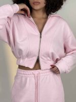 ست سوییشرت و شلوار برش دار کد 160876