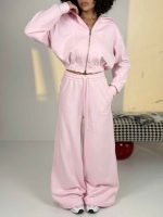 ست سوییشرت و شلوار برش دار کد 160876 - Image 3