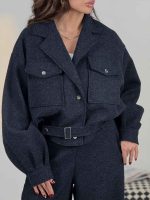 ست کت و شلوار فوتر سگک دار کد 160878 - Image 23