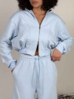 ست سوییشرت و شلوار برش دار کد 160876 - Image 14