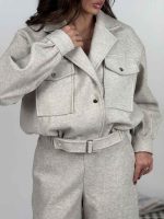 ست کت و شلوار فوتر سگک دار کد 160878