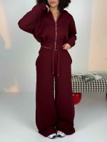 ست سوییشرت و شلوار برش دار کد 160876 - Image 17